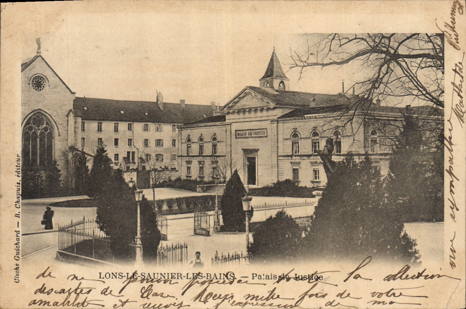 CPA Palais de justice Lons le Saulnier