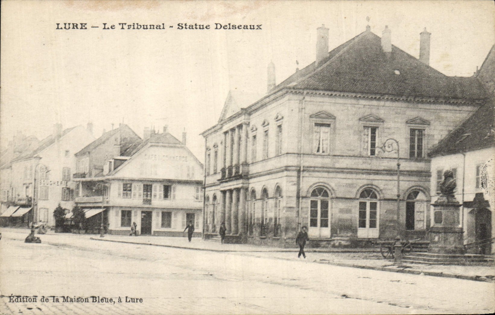 CPA Palais de justice Lure Le tribunal Statue Delseaux