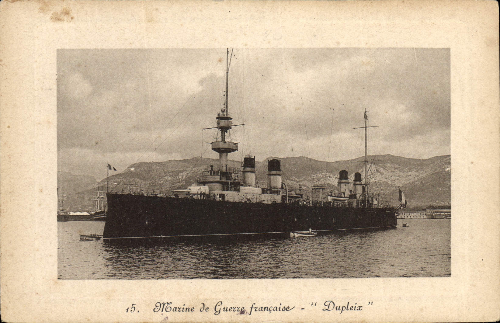 CPA Bateau de guerre Dupleix