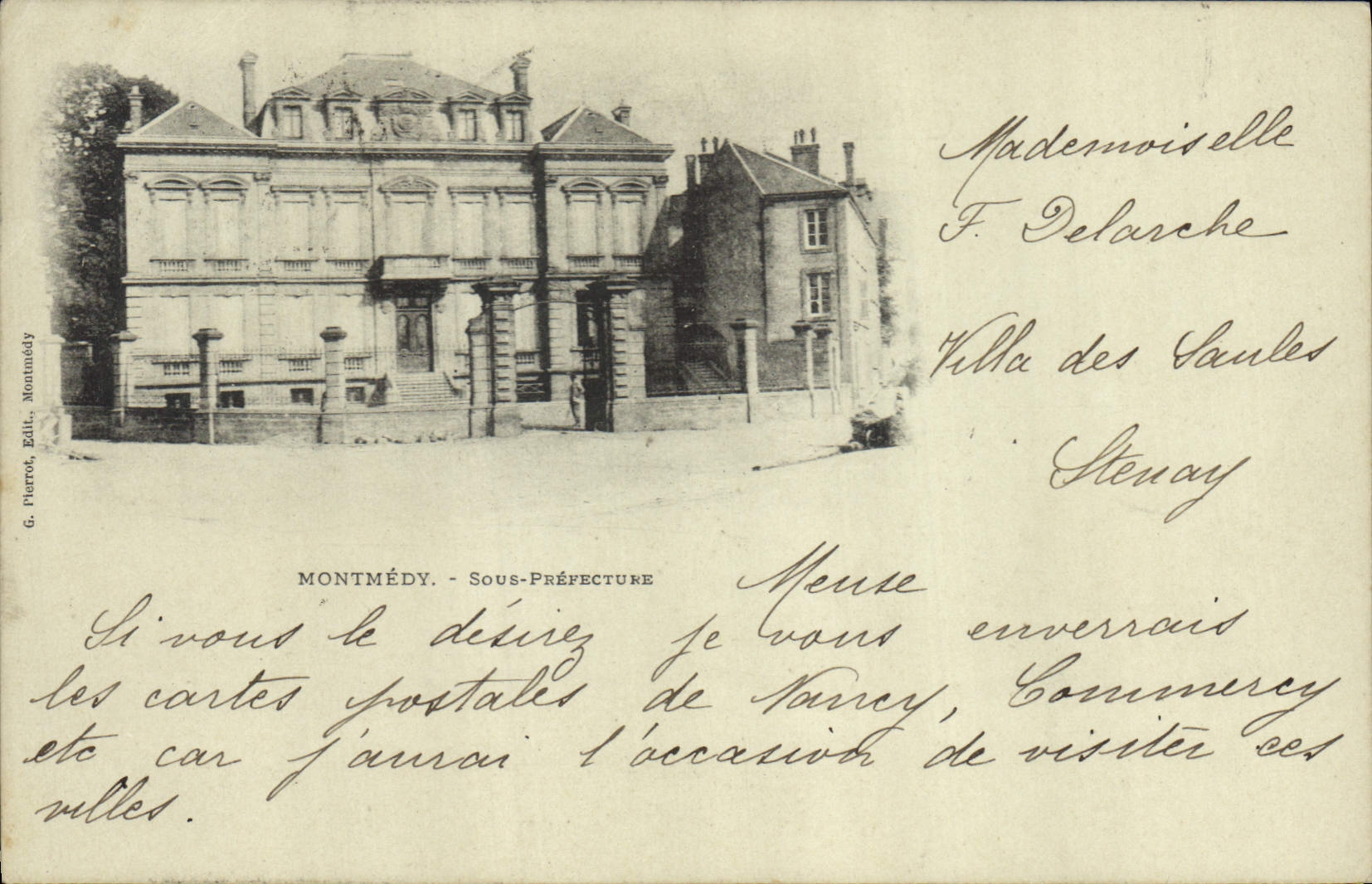 CPA Montmedy Sous Prefecture 