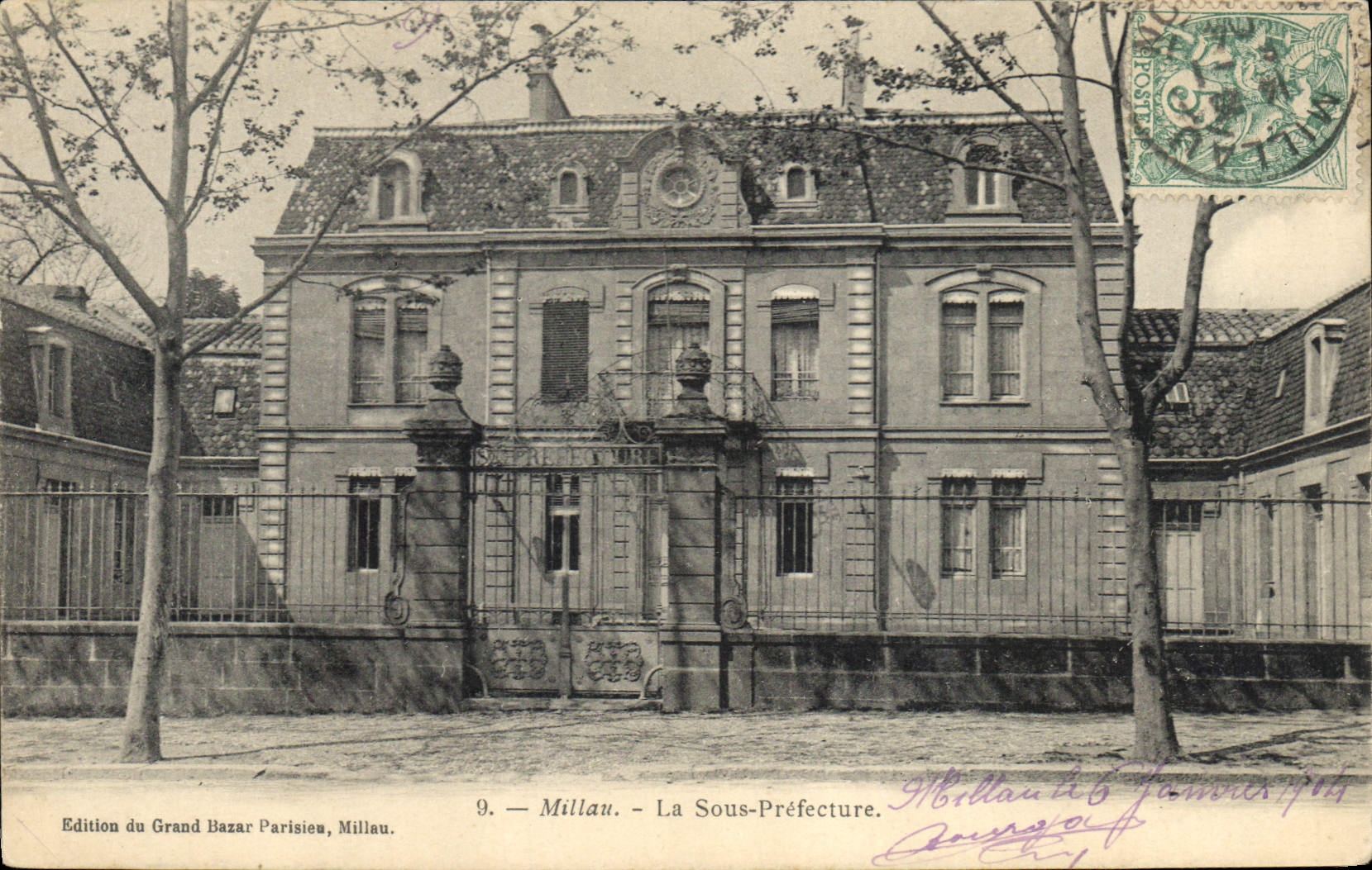 CPA Millau La Sous Prefecture 