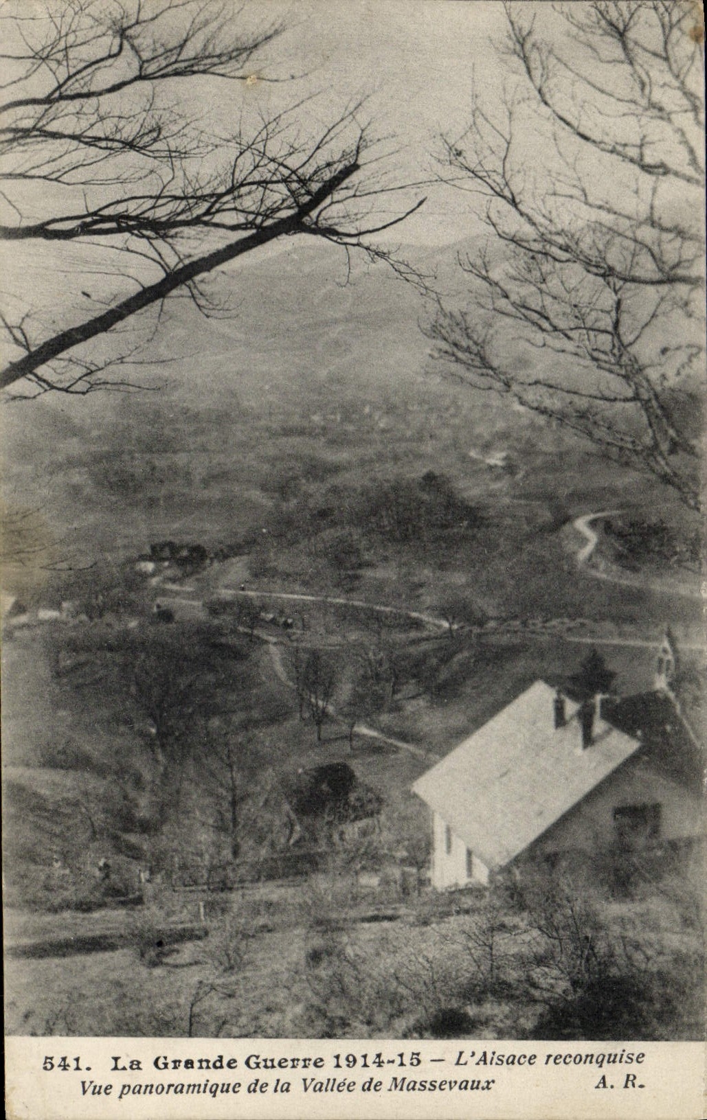 CPA Militaria L'Alsace reconquise Vue panoramique de la Vallee de Massevaux