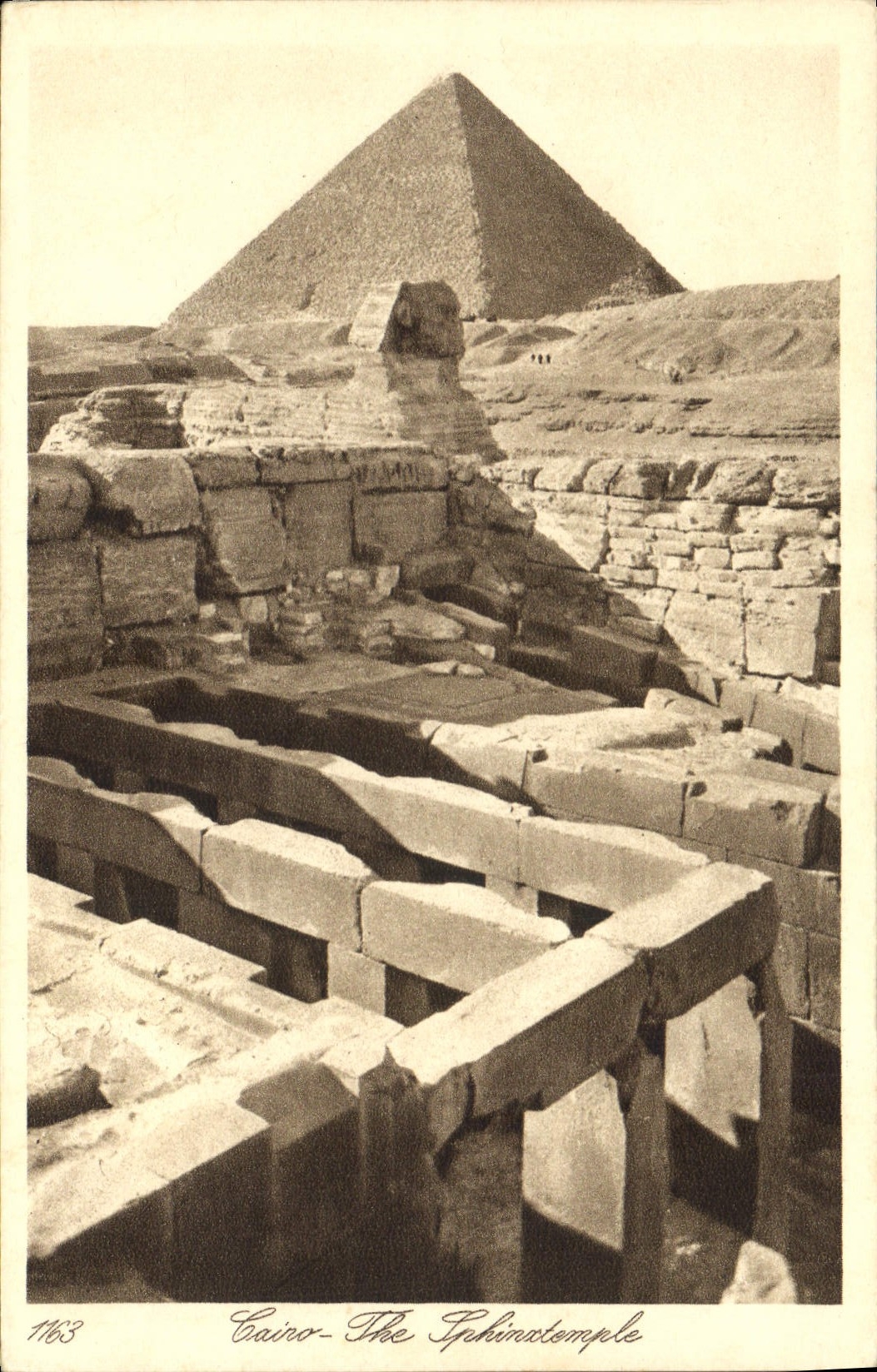 CPA Egypt Egypte Cairo The Shinxtemple