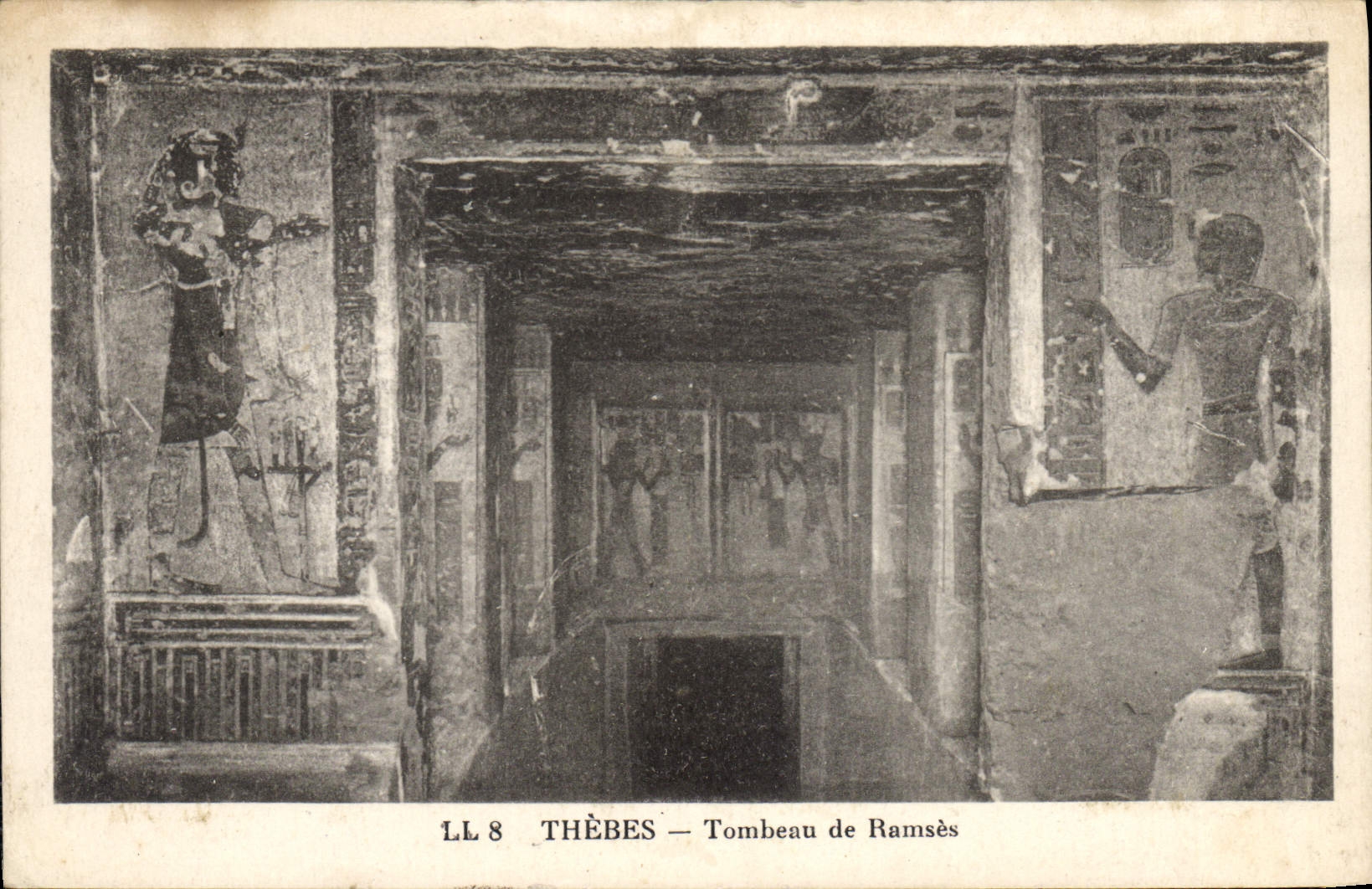 CPA Egypt Egypte Thebes Tombeau de Ramses