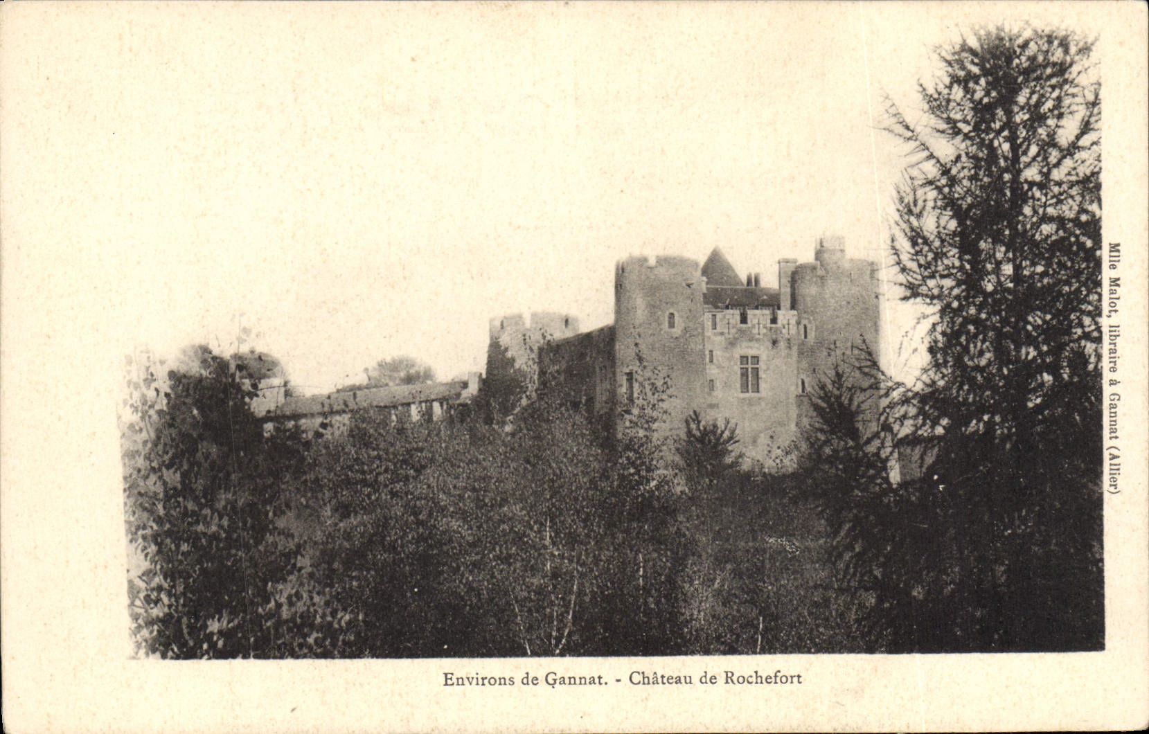 CPA Chateau de Rochefort Environs de Gannat