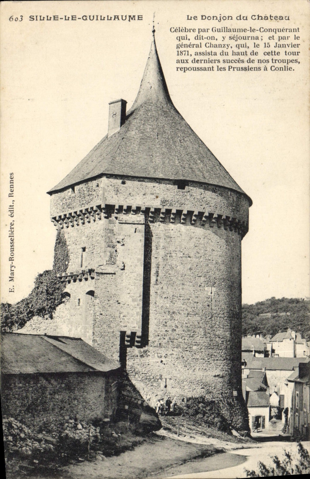 CPA Sille le Guillaume Le donjon du Chateau