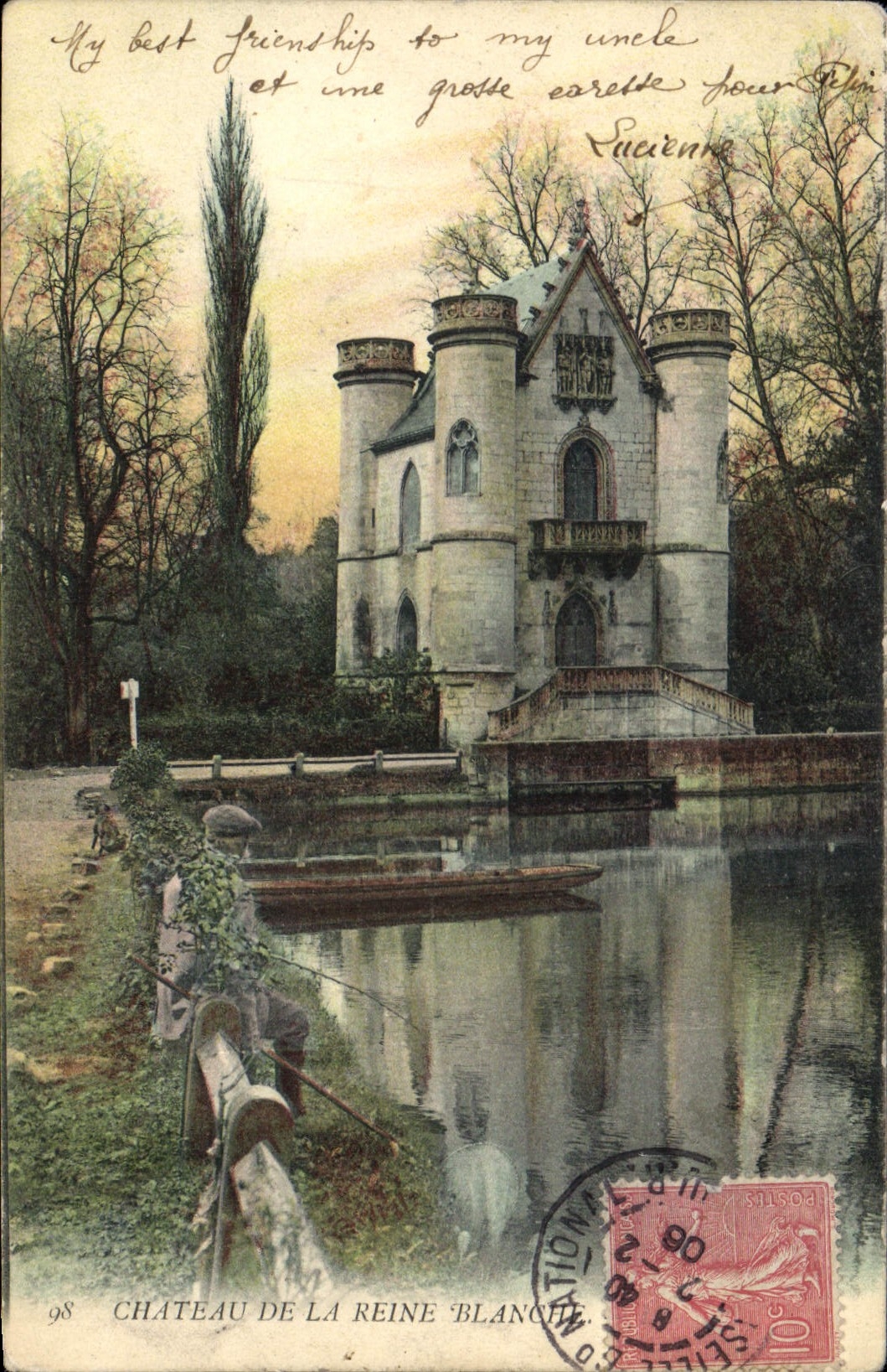 CPA Chateau de la Reine Blanche Chantilly