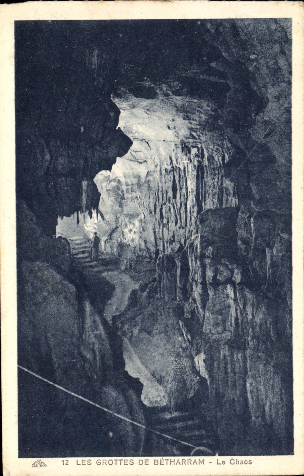 CPA Grotte Grottes de Betharram Le chaos 