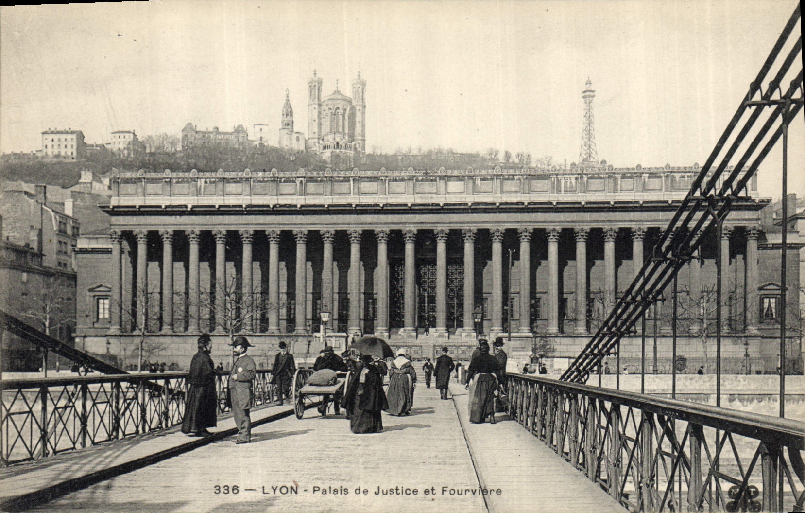 CPA Palais de justice et Fourviere Lyon