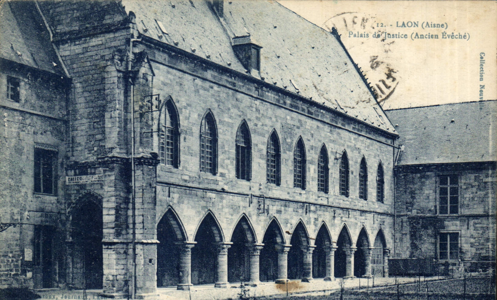 CPA Palais de justice Laon Ancien Eveche