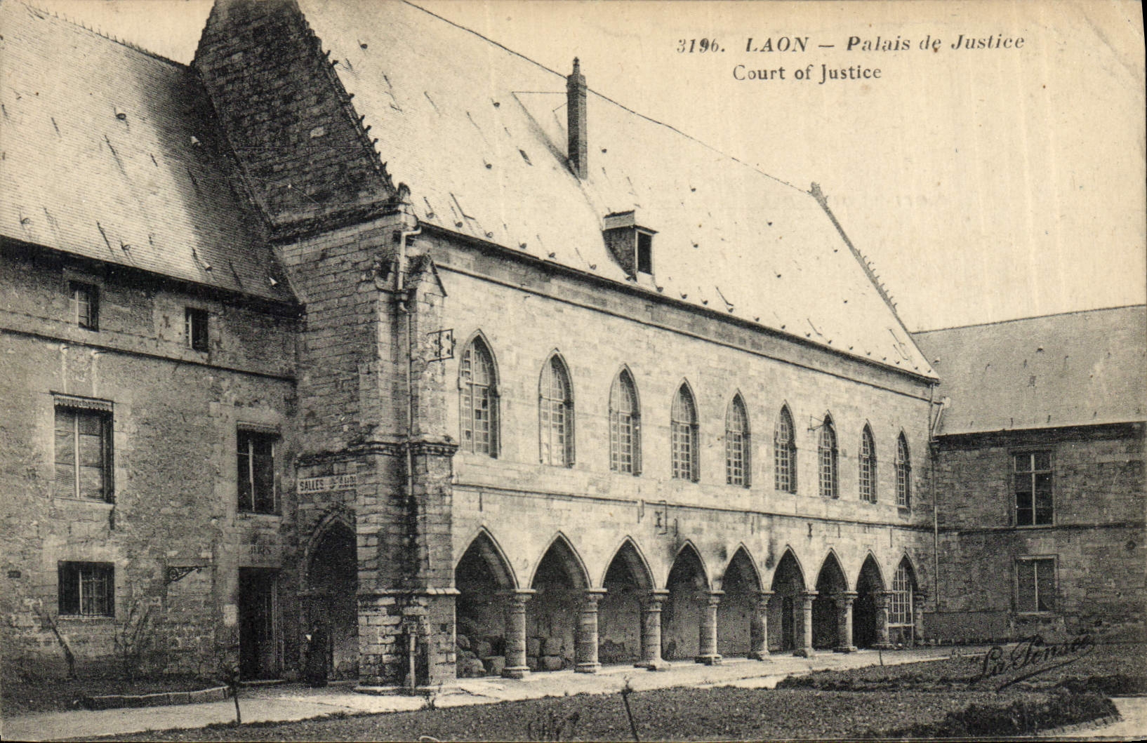 CPA Palais de justice Laon