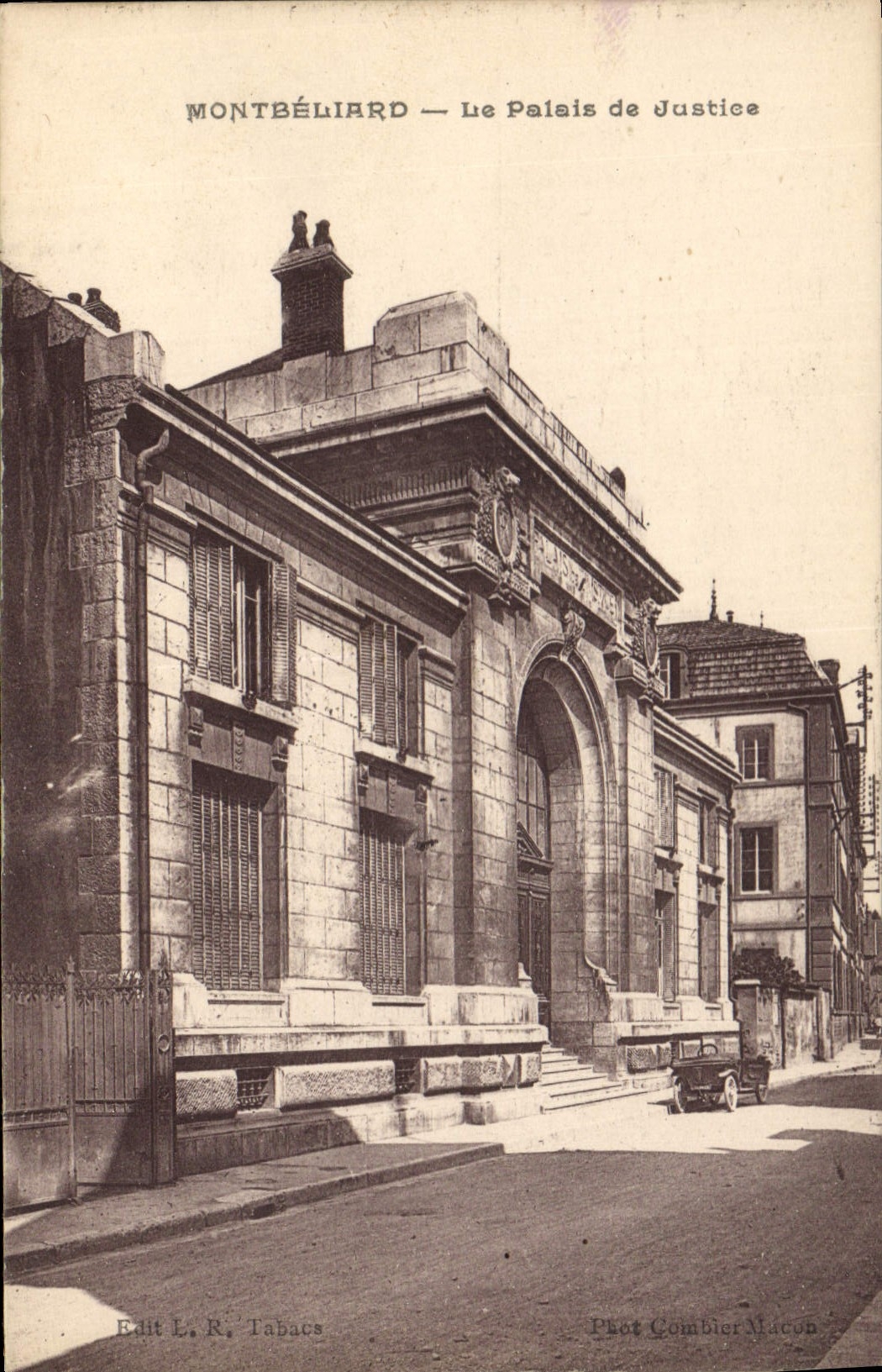 CPA Palais de justice Montbeliard