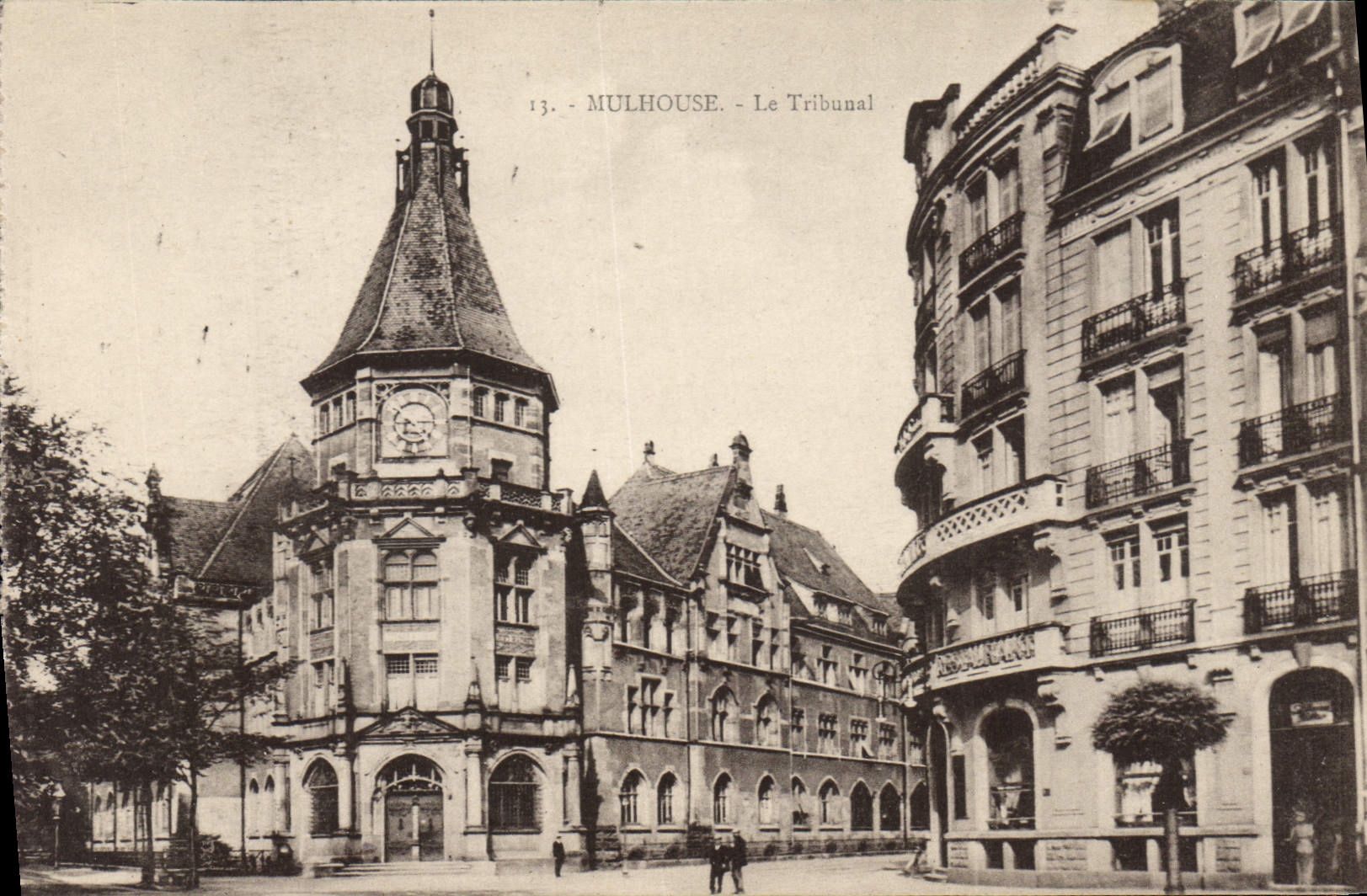 CPA Palais de justice Mulhouse Le Tribunal