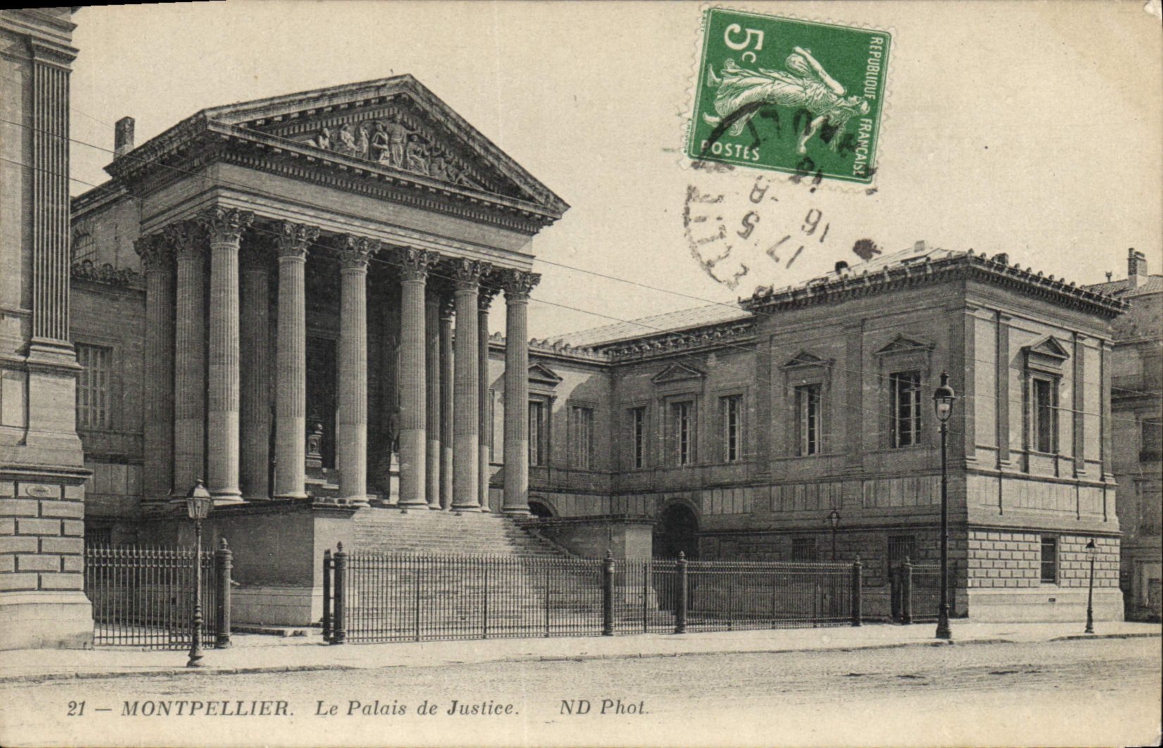 CPA Palais de justice Montpellier