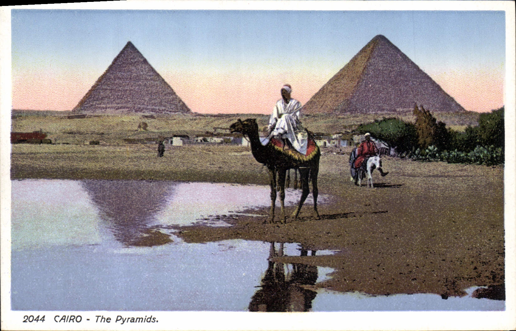 CPA Egypt Egypte Cairo The Pyramids