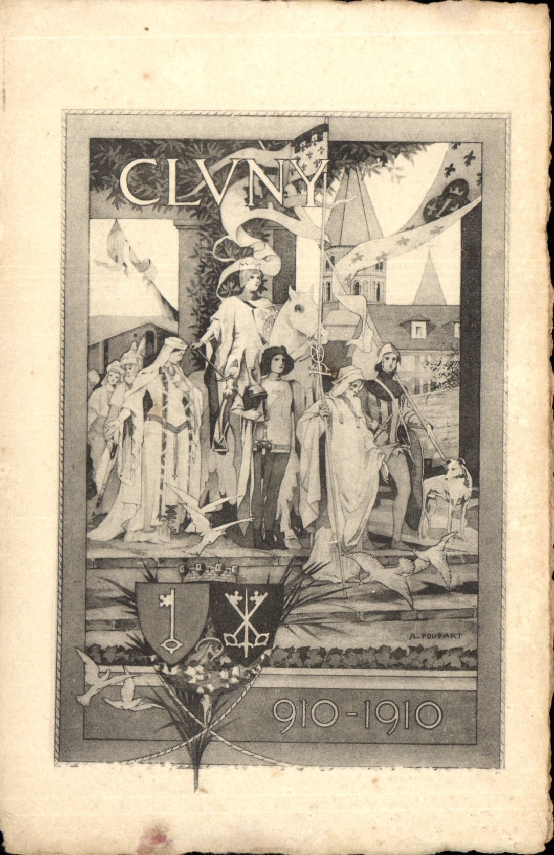 CPA Chateau Cluny 910 1910