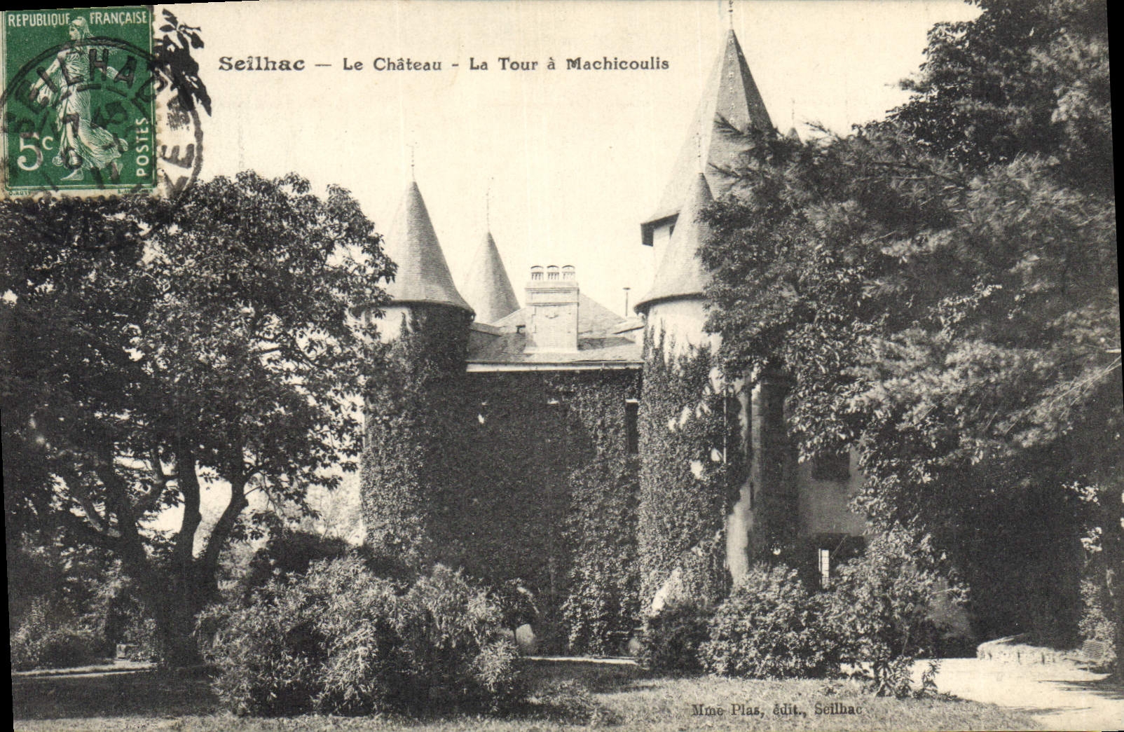 CPA Chateau Seilhac La tour a machicoulis