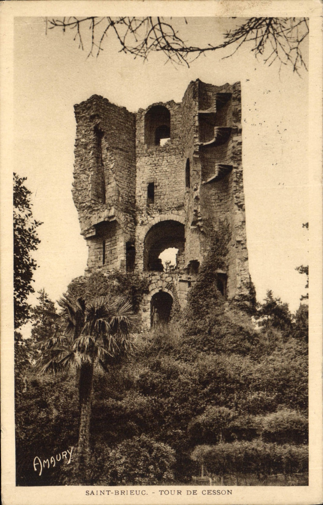 CPA Chateau Saint Brieuc Tour de Cesson