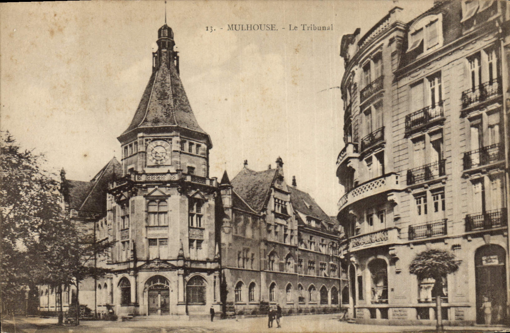CPA Palais de Justice Mulhouse Le Tribunal
