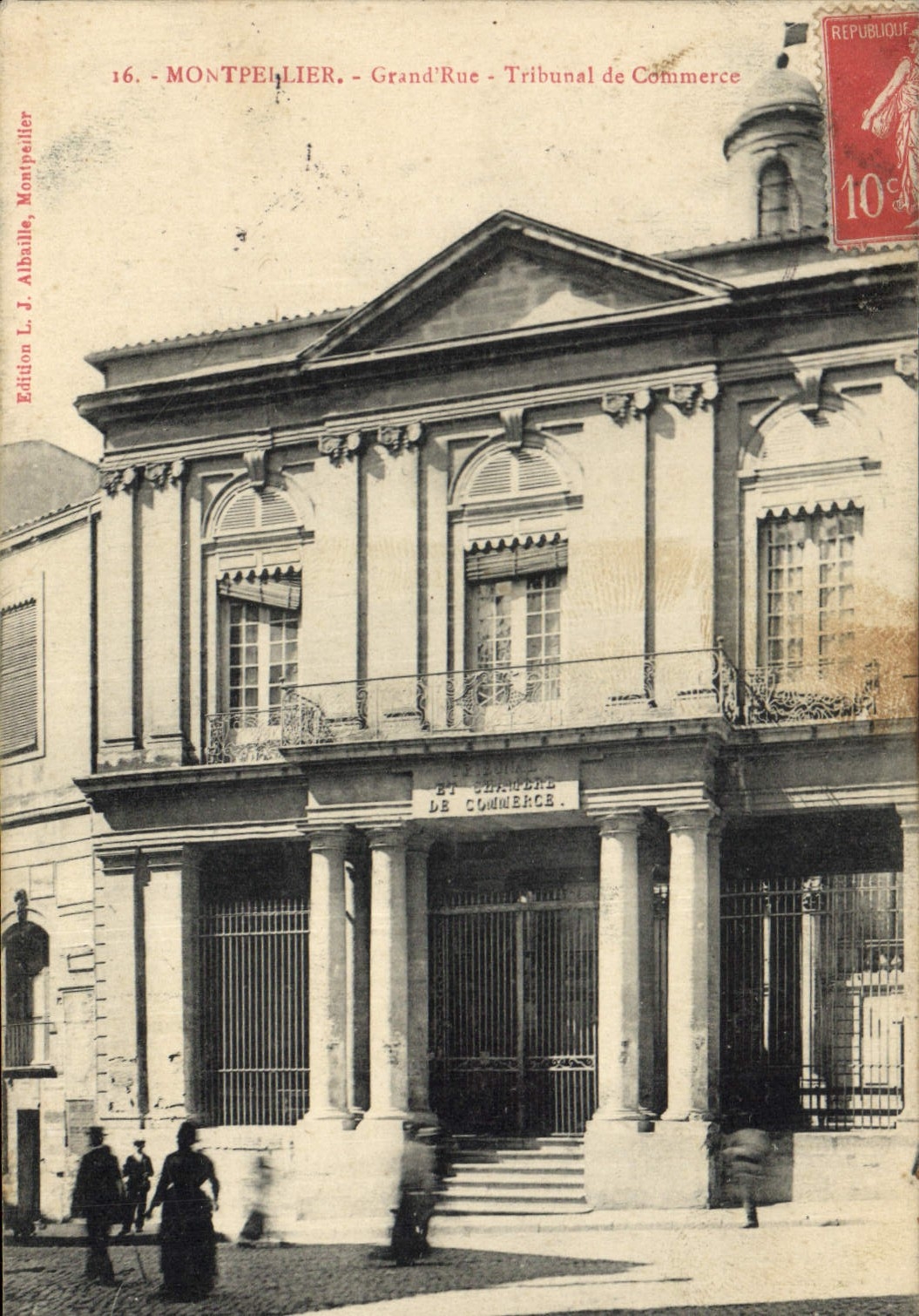 CPA Palais de Justice Montpellier Grand Rue Tribunal de commerce