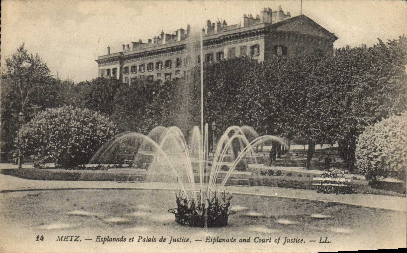 CPA Palais de Justice Esplanade Metz