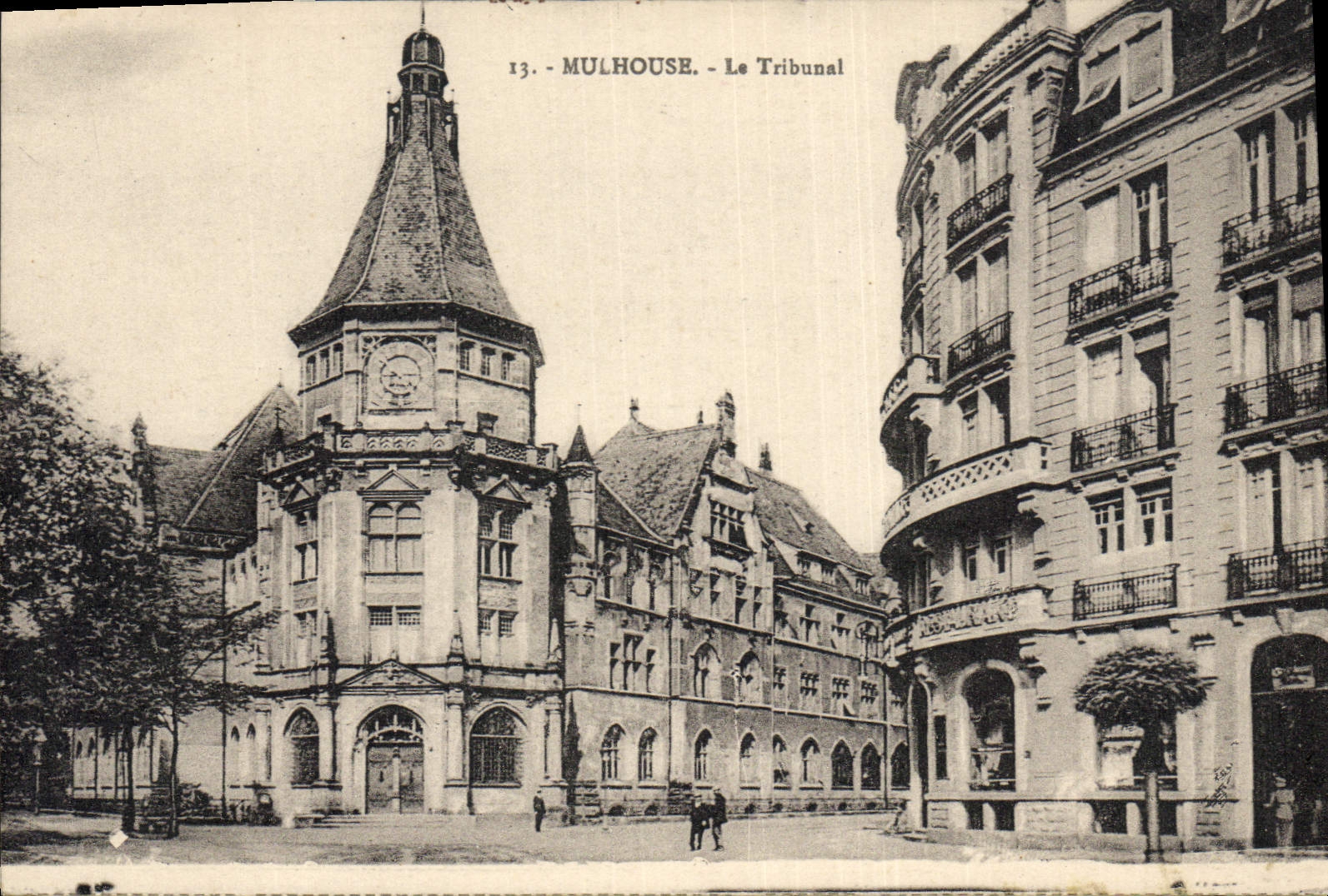 CPA Palais de Justice Mulhouse Le Tribunal