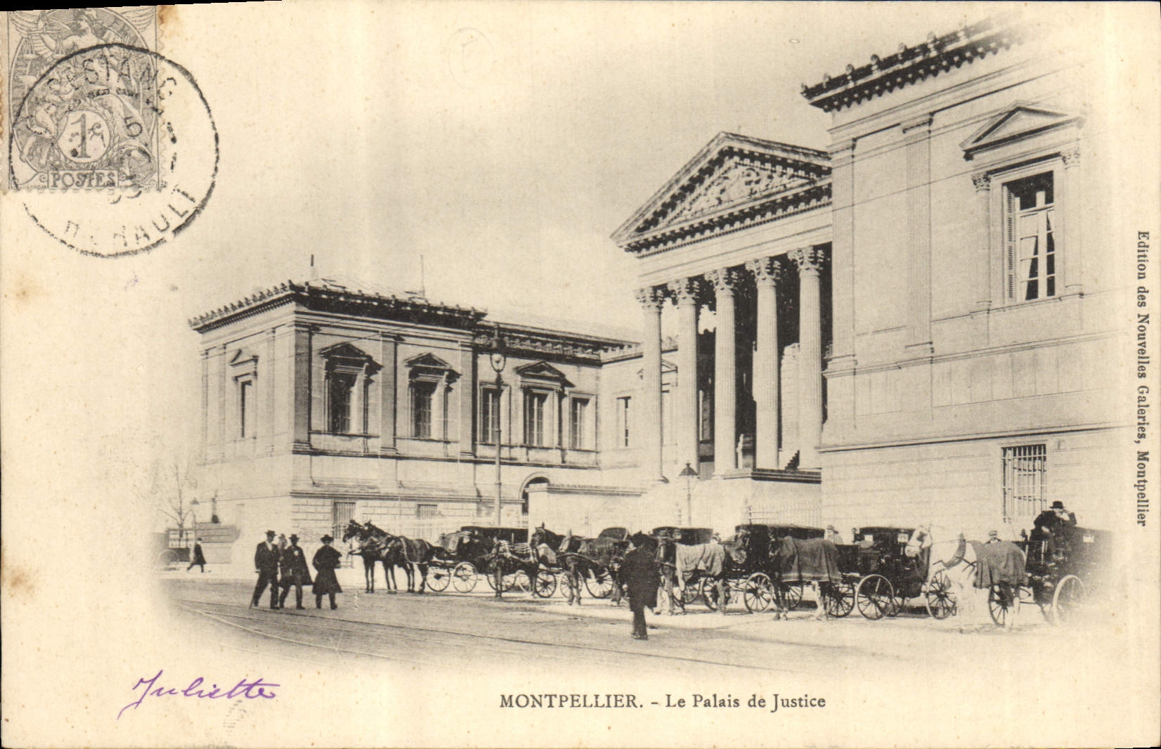 CPA Montpellier le palais de justice 