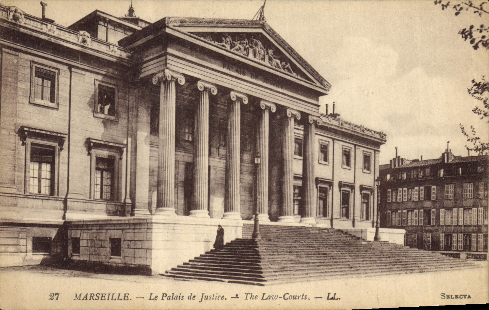 CPA Marseille le palais de justice 