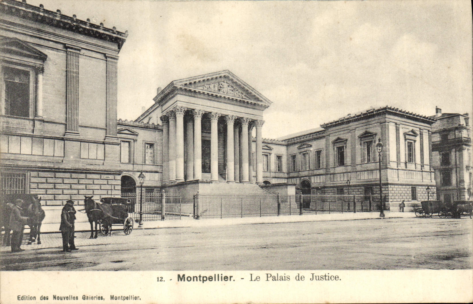CPA Montpellier le palais de justice 