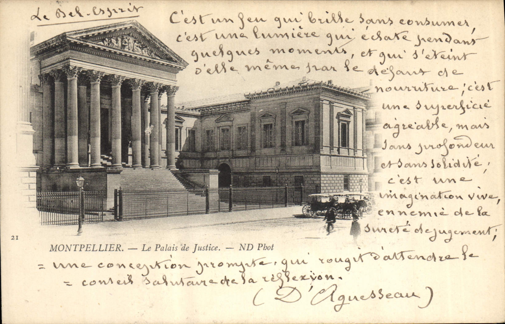 CPA Montpellier le palais de justice 