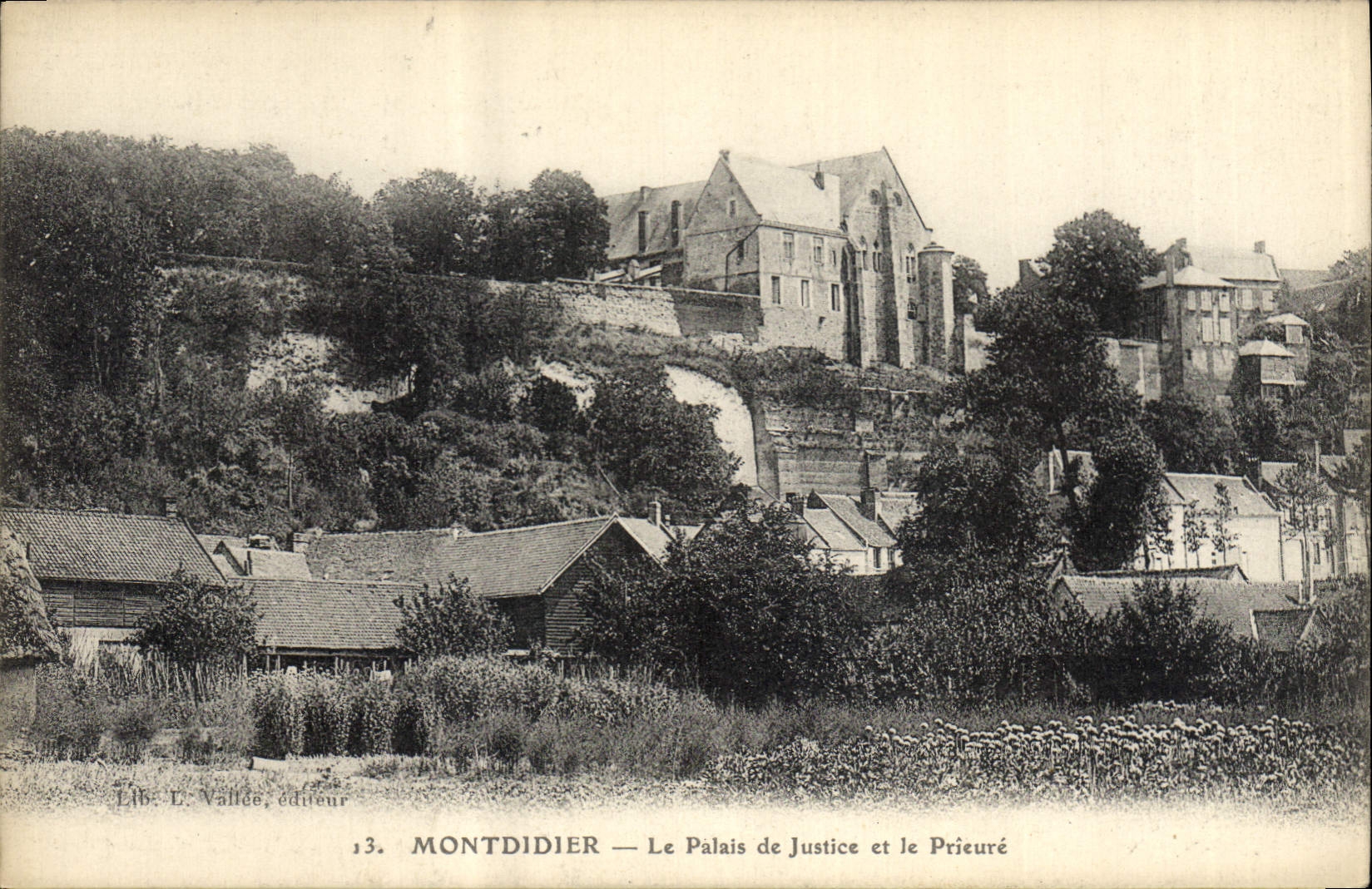 CPA Montidier le palais de justice et le Prieure 