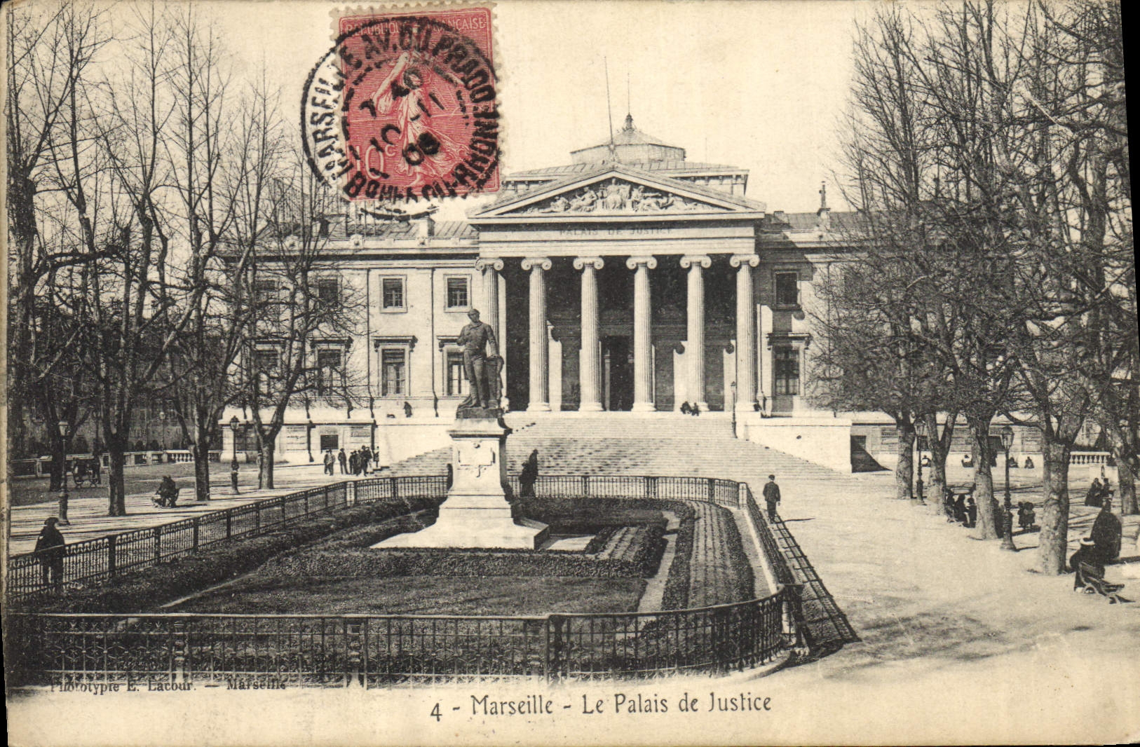 CPA Marseille le palais de justice 