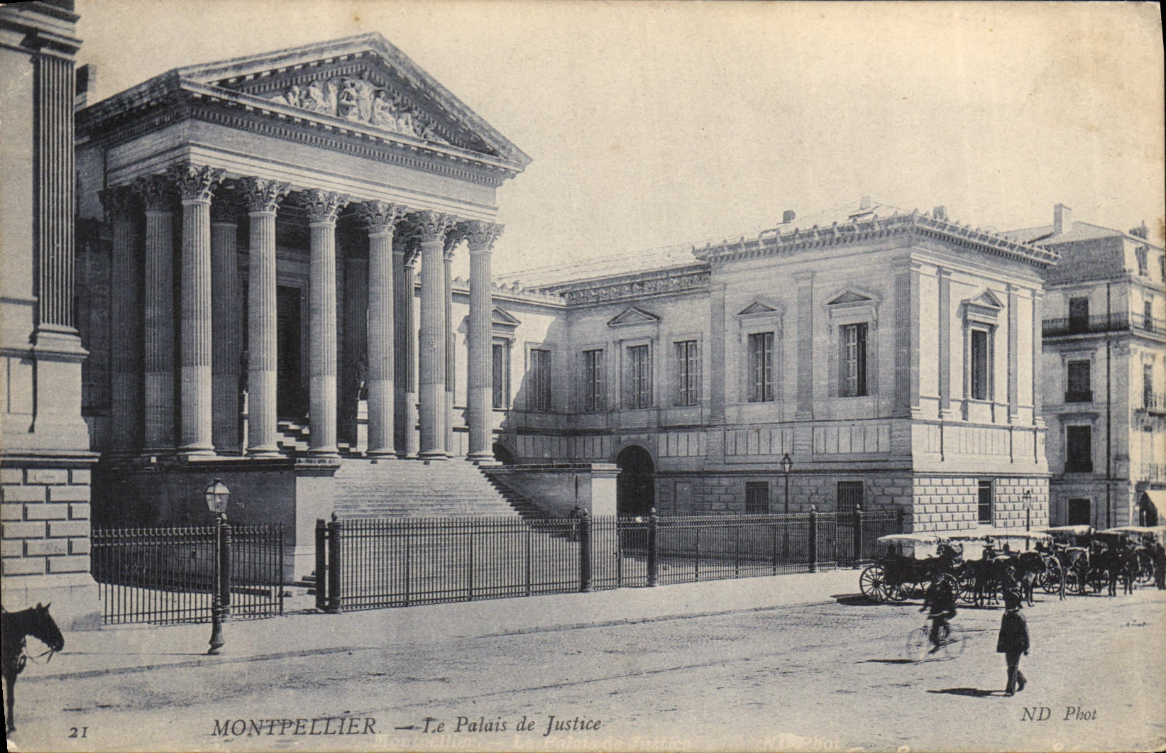 CPA Montpellier le palais de justice 