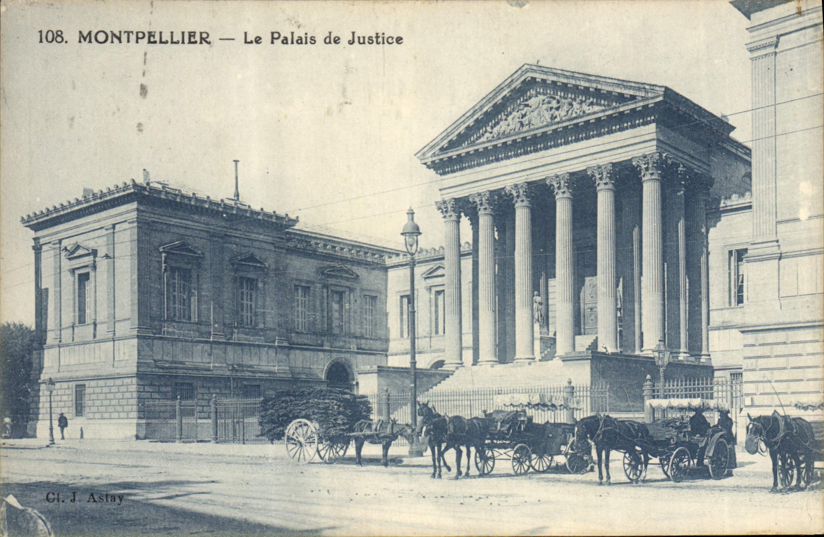 CPA Montpellier le palais de justice 