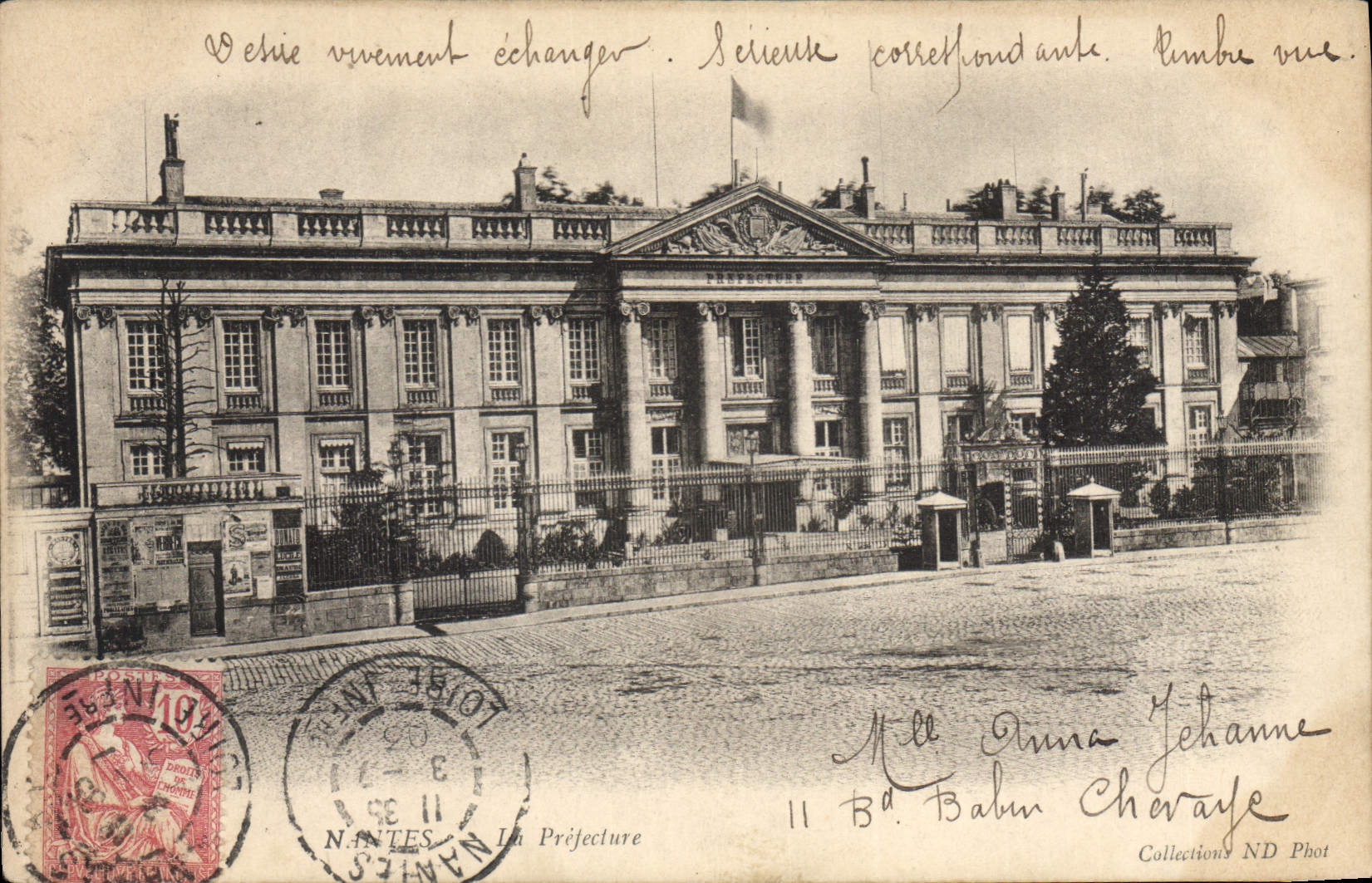 CPA Prefecture Nantes