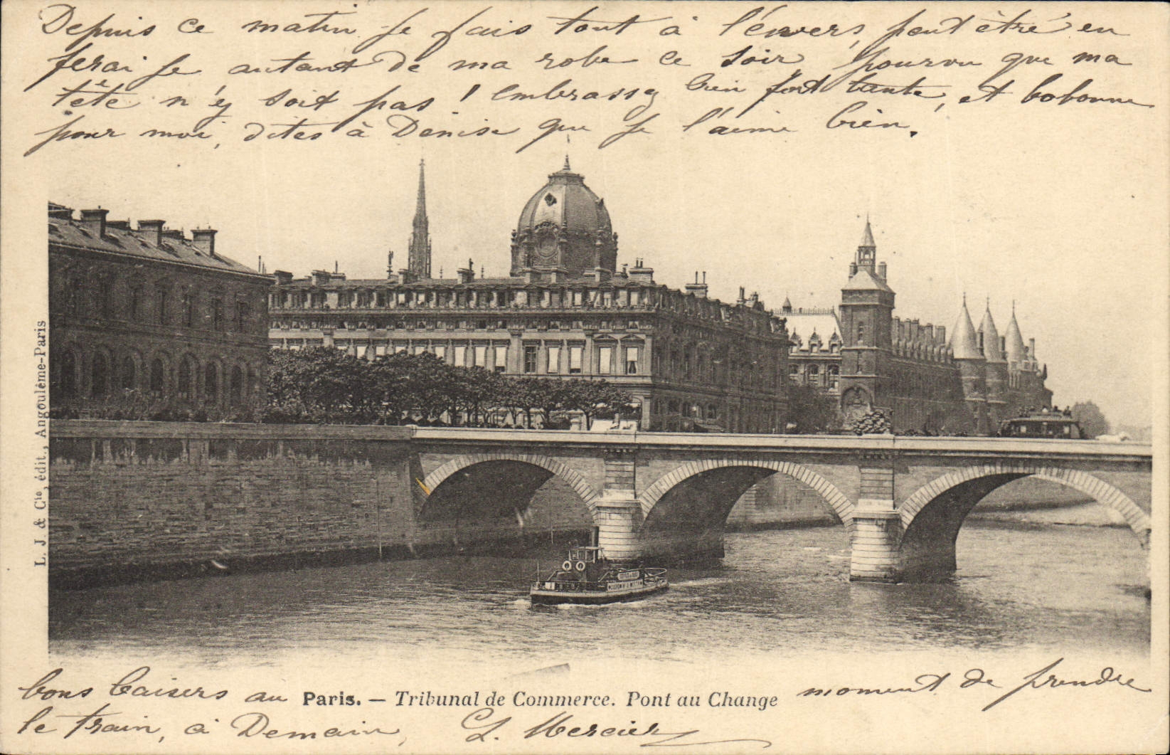 CPA Prefecture Paris Tribunal de Commerce Pont au change