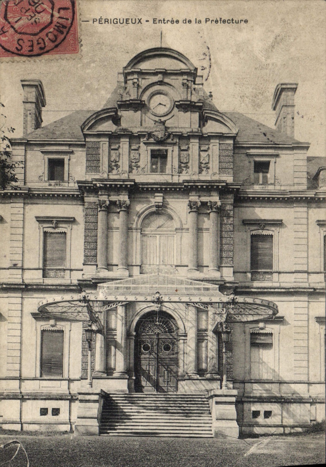 CPA Perigueux Entree de la Prefecture 