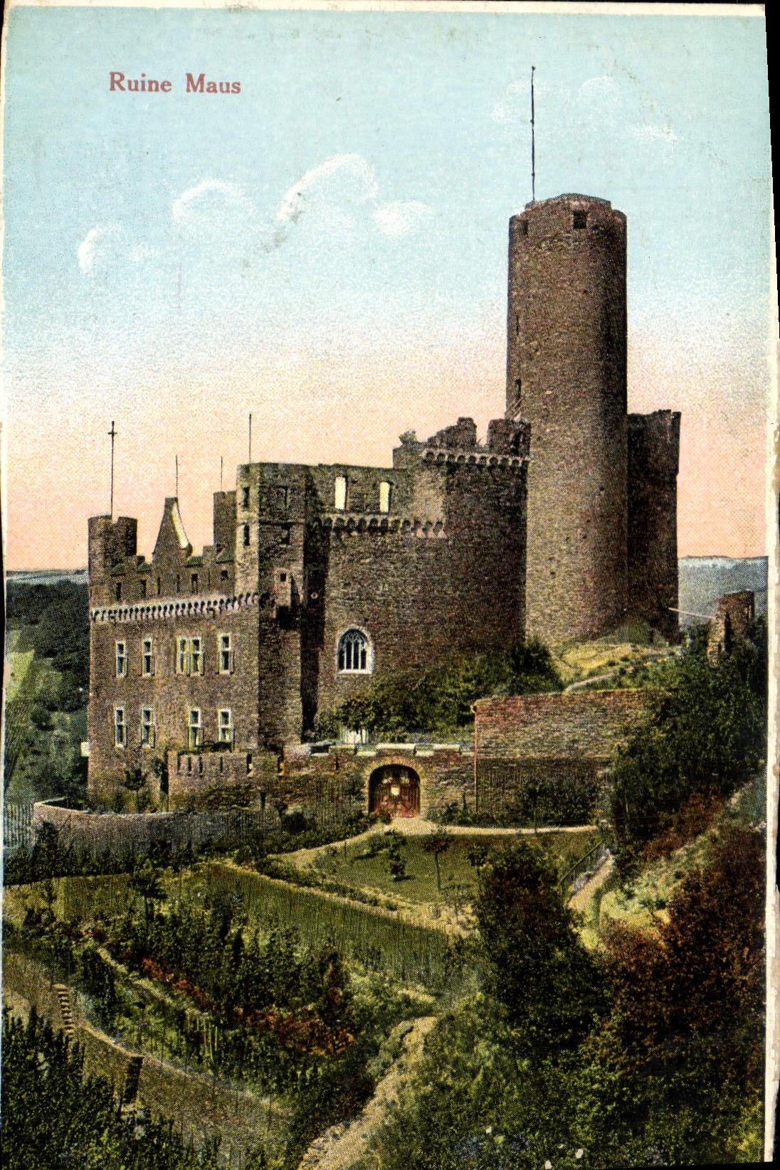 CPA Chateau Ruine Maus