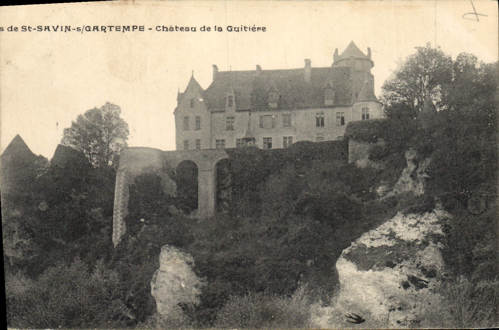CPA Chateau de la Guitiere St Gavin s Gartempe