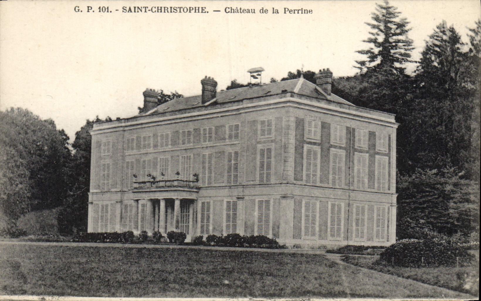 CPA Chateau de la Perrine Saint Christophe
