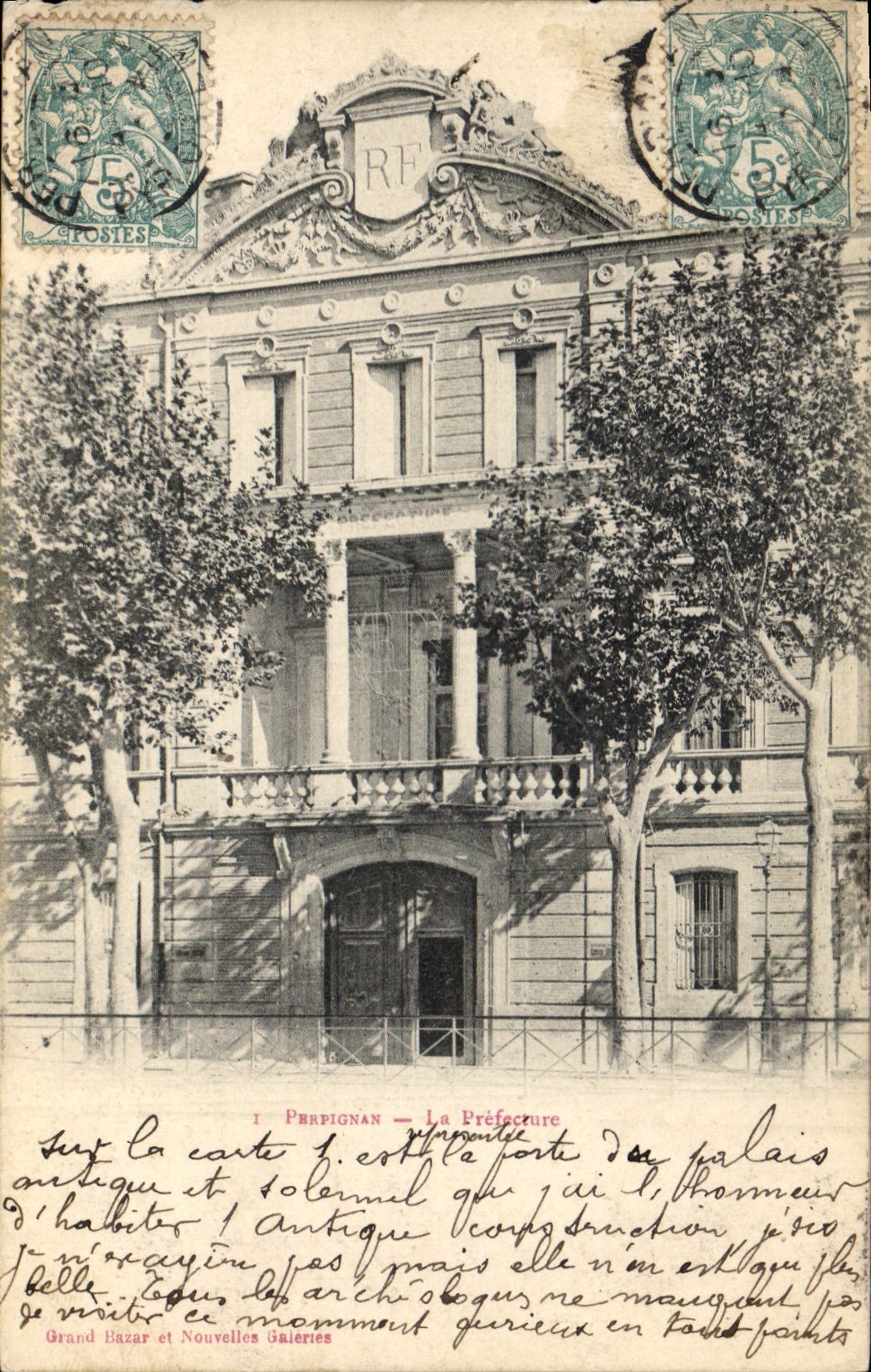 CPA Prefecture Perpignan 