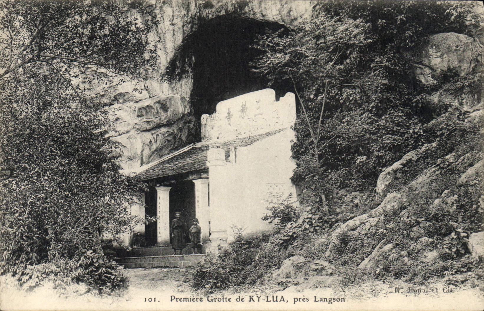 CPA Premiere Grotte de Ky Lua pres Langson Grottes Tonkin Indochine