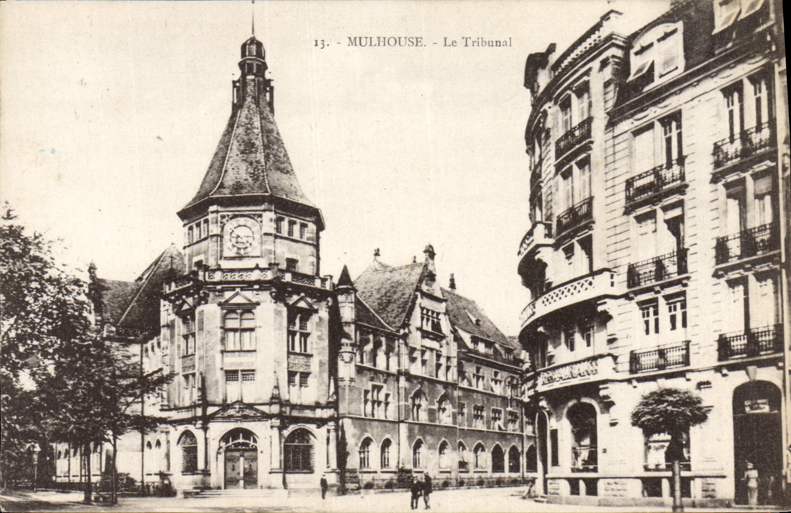 CPA Palais de justice Mulhouse Le Tribunal 