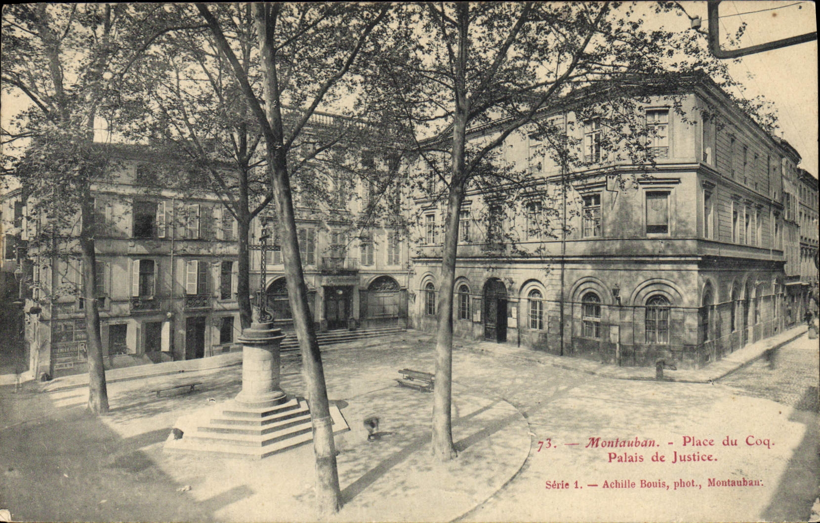 CPA Palais de justice Place du Coq Montauban