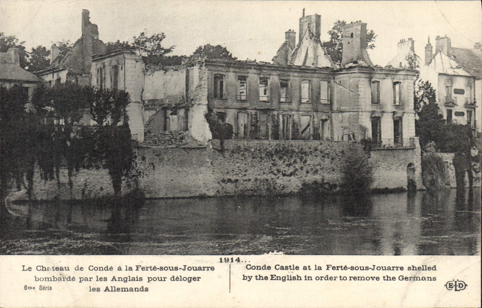 CPA Militaria Le chateau de Conde a la Ferte sous Jouarre