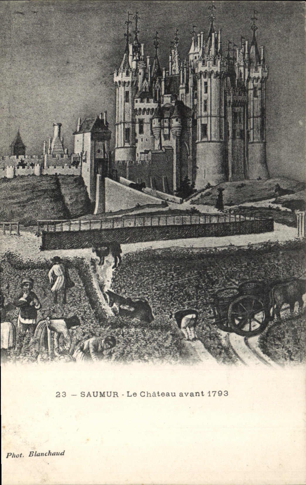 CPA Chateau avant 1793 Saumur