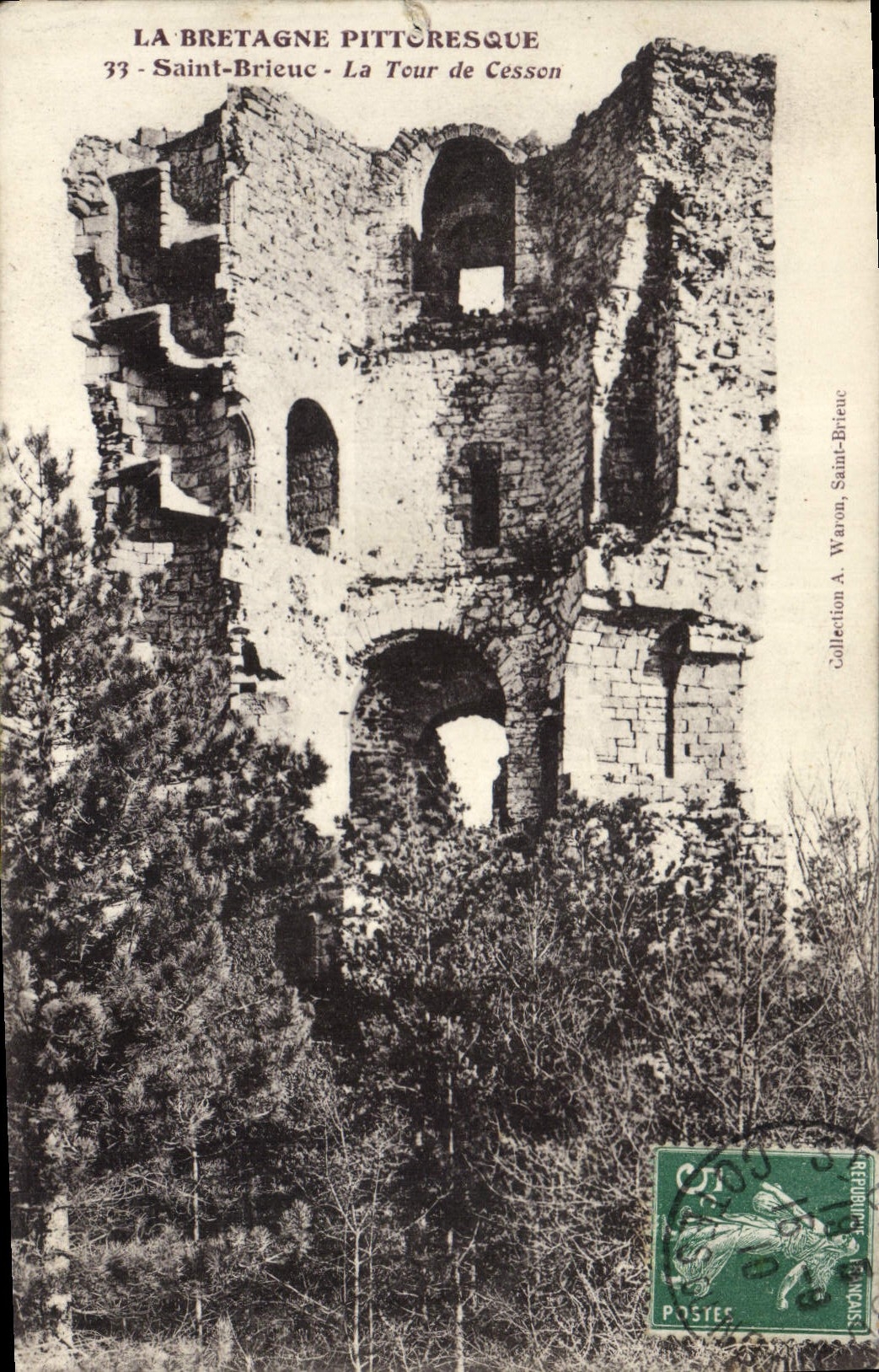 CPA Chateau Saint Brieuc La tour de Cesar