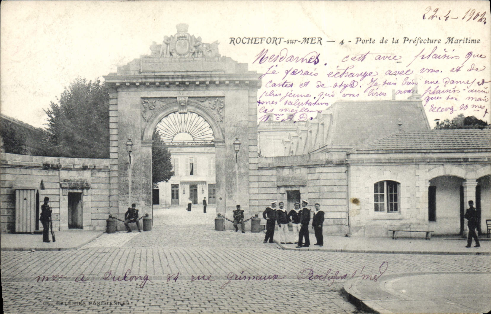 CPA Rochefort sur Mer Porte de la Prefecture Maritime