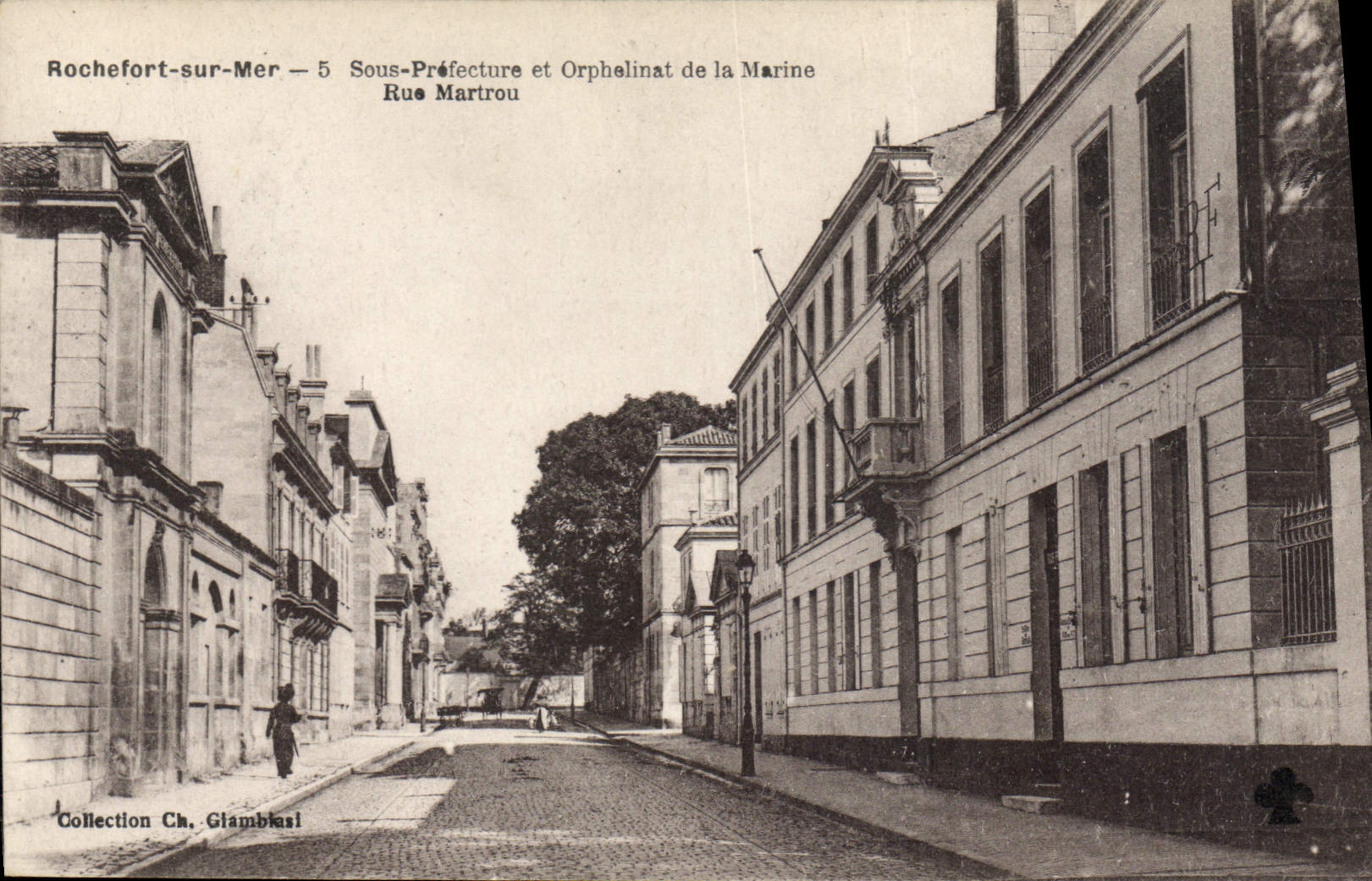 CPA Rochefort sur Mer Sous Prefecture de la marine Rue Martrou