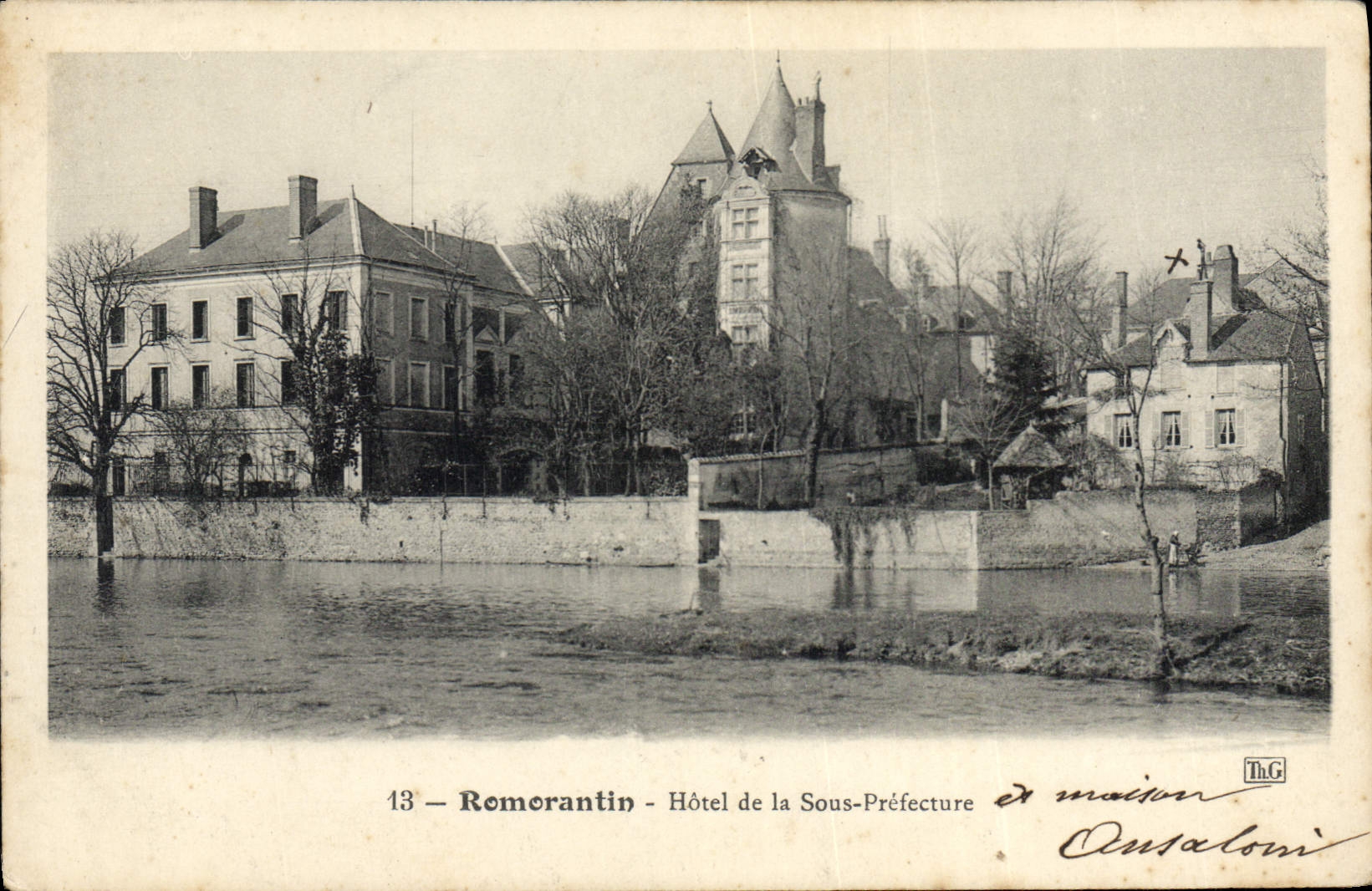 CPA Romoratin Hotel de la Sous Prefecture
